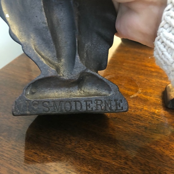 VINTAGE Art Moderne Elegant Lady Bookends - Picture 10 of 10